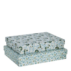 Lene Bjerre Ellen askset 2-pack 34x26x6,5 cm vit