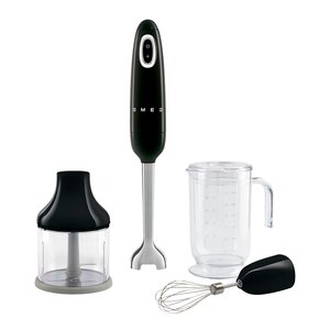 SMEG stavmixer med tillbehör HBF03 svart
