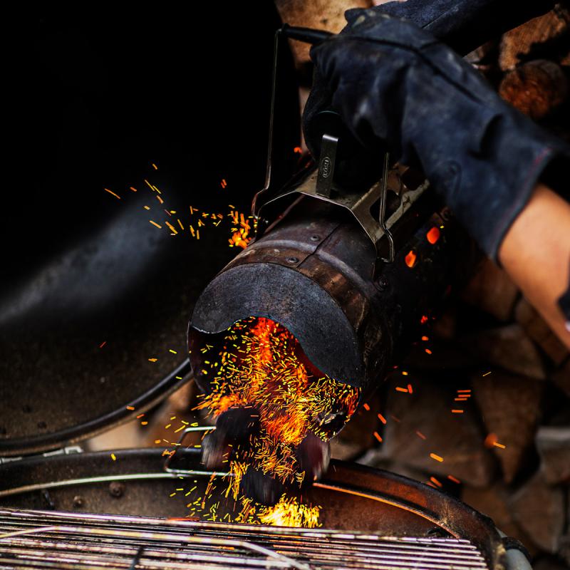 Rösle Grillhandske 41,5 cm 2-pack Läder