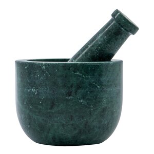 House Doctor Arb mortel med stöt 7,8x10 cm mörkgrön