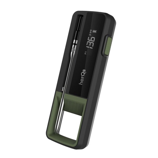 Click & Grow HerQs Single Max termometer svart