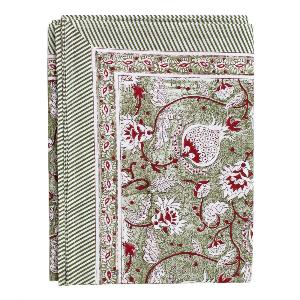 Chamois Pomegranate Bordsduk Bomull 150x230 cm Grön