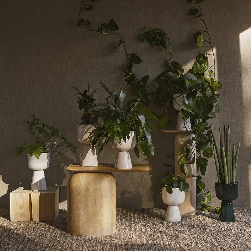 iittala Nappula Kruka 23 cm Beige