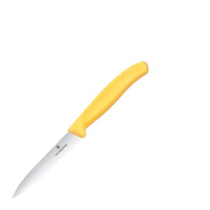 Victorinox Swiss Classic grönsakskniv vågigt blad 10 cm gul