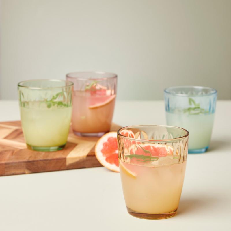 Aida Mosaic dricksglas 34 cl 4-pack flerfärgad