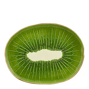Bordallo Pinheiro Tropical Fruits serveringsfat 40,2x31,1 cm kiwi grön