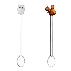 Ichendorf Milano Animal Farm sked 2-pack 15 cm ekorre och uggla