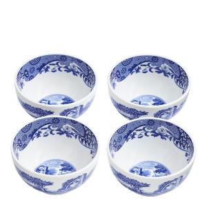 Spode Blue Italian dippskål 10 cm 4-pack blå/vit