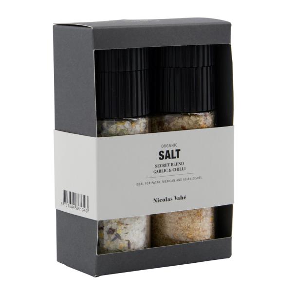 Presentask Secret blend & Salt, Vitlök & Chili Klar