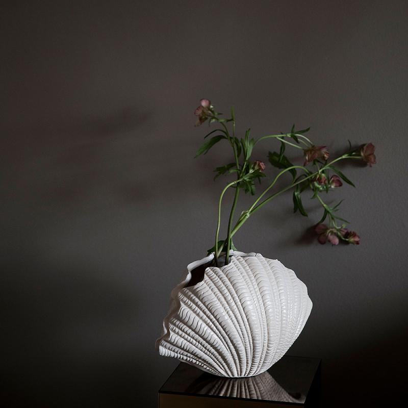 ByOn, Shell Vas 31x19 cm Vit - Kitch'n