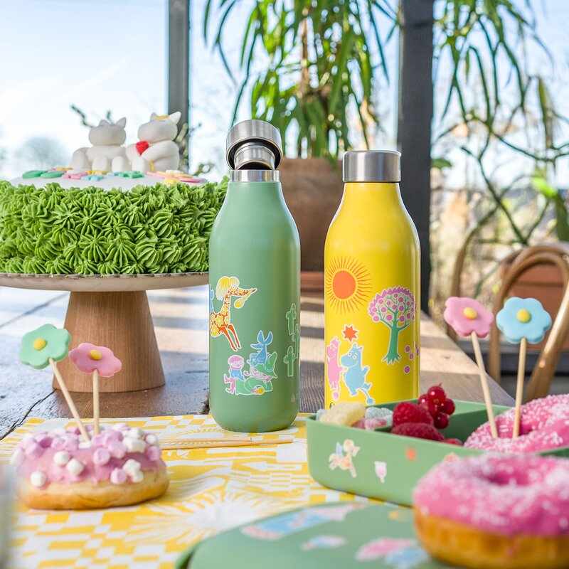 Modern House Mumin Fest termosflaska 0,5 L grön