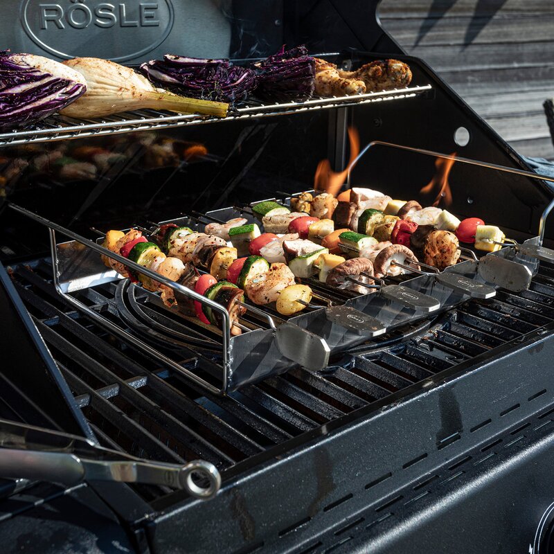 Rösle AllFlame Hero 6 gasolgrill 28000W svart