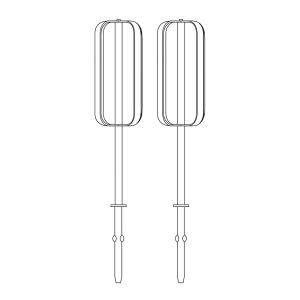 Dualit Plattvisp 2 delar dualit elvisp