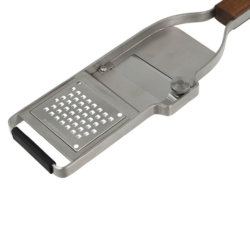 Microplane Master Rivjärn Tryffel 2-i-1 valnöt