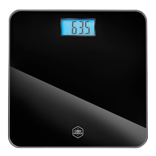 OBH Nordica Classic Light personvåg 160 kg EN1504N0 svart