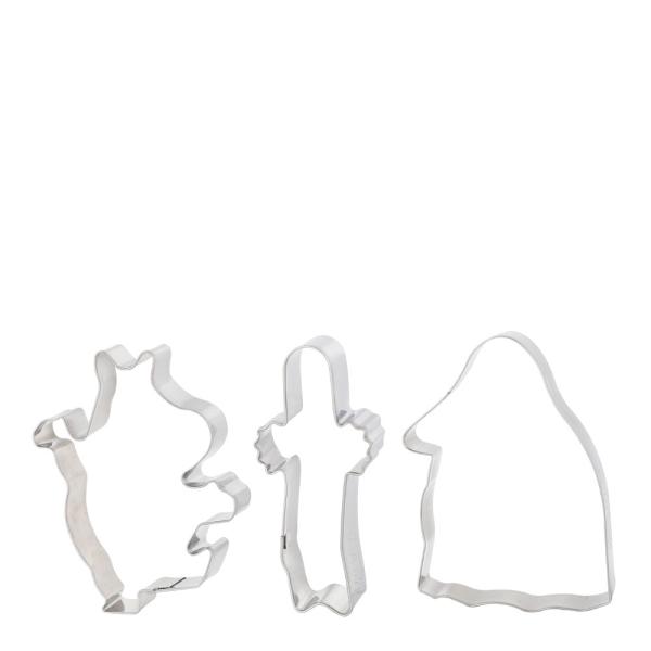 Martinex Pepparkaksformar Mumintrollet 3-pack Rostfri