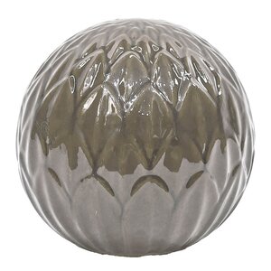 GUS Design Blomma dekorboll 20 cm grå