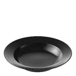 Aida Groovy Sopptallrik 23 cm Svart