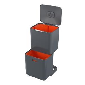 Joseph Joseph Totem Avfallsbehållare 60 L Mörkgrå