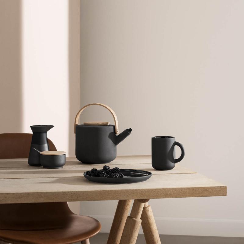 Stelton Theo Sockerskål 10 cl Svart