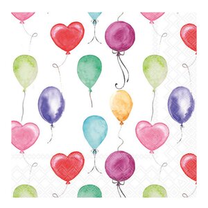 Ambiente Servett 33x33 cm 20-pack Flying Balloons