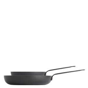Morsø Gusto stekpanna 2 delar 20+28 cm svart aluminium