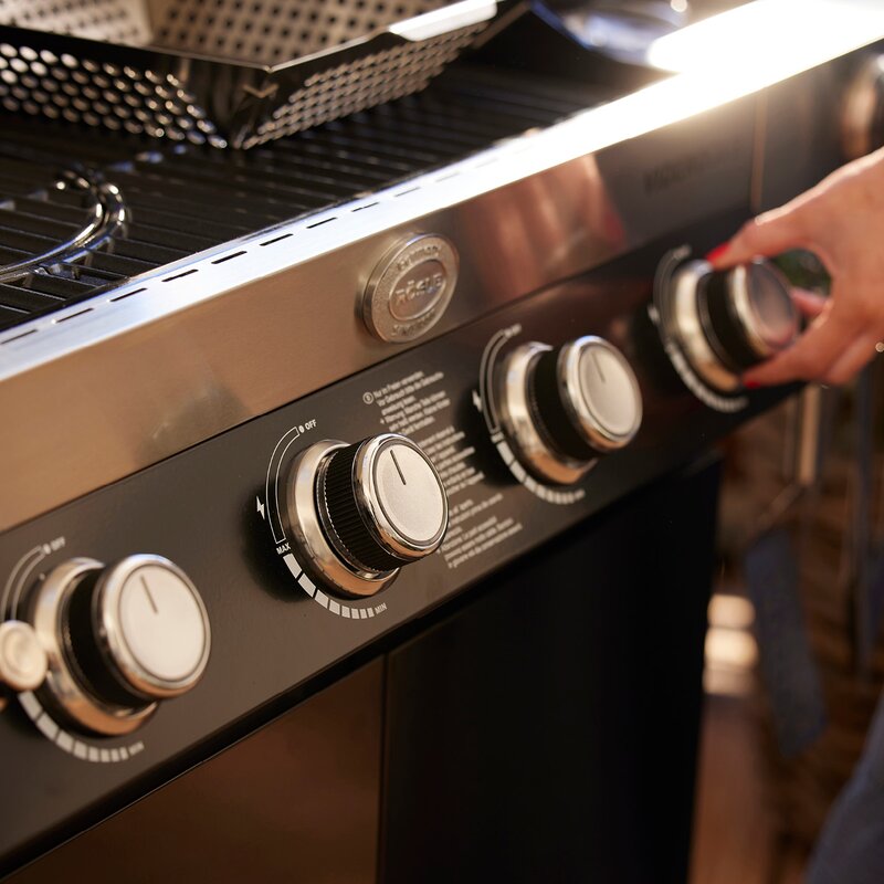 Rösle Videro G4-S Vario+ gasolgrill 20500W svart