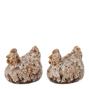 Bloomingville Salt- och pepparset Chicky 2 cl 2-pack vit