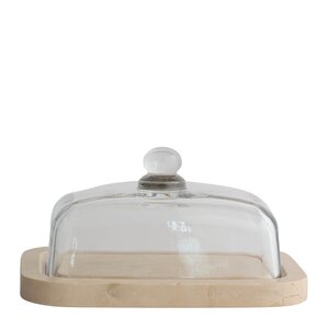 Mette Ditmer Marble smörask 19,5x14 cm sand