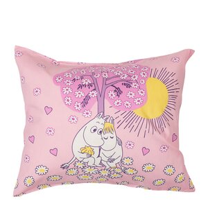 MoominArabia Mumin örngott 50x60 cm Förälskade rosa