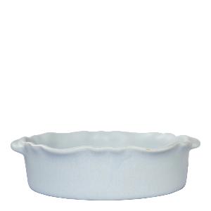 Gerbera Provence Gratängform Rund 24 cm Vit matt