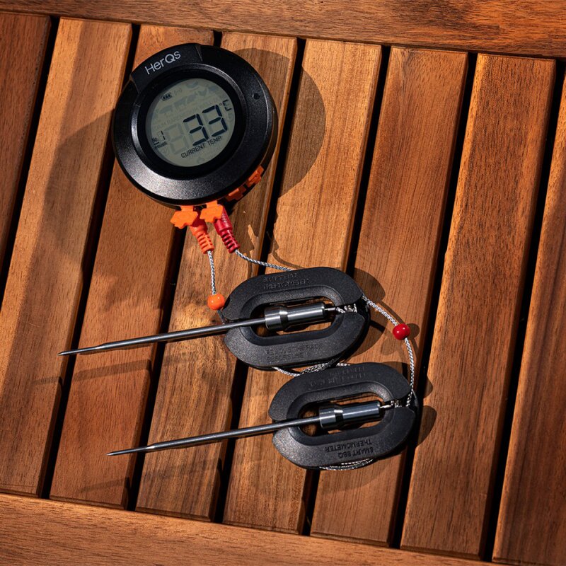 Click & Grow HerQs Dome sondtermometer svart