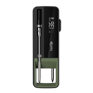 Click & Grow HerQs Double Max termometer svart