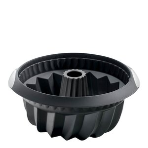 Lékué Deep Savarin sockerkaksform i silikon 22 cm svart