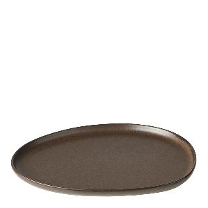 Aida RAW Organic Tallrik 24x21 cm Metallic Brown