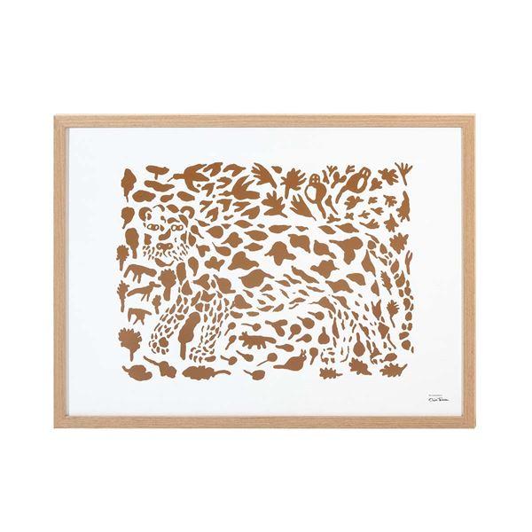 Oiva Toikka poster 50×70 cm Cheetah brun