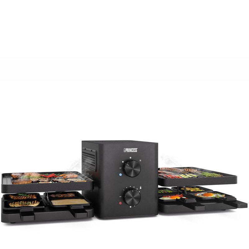 PRINCESS Rökfri raclette 162660 20x23 cm 1500W keramisk