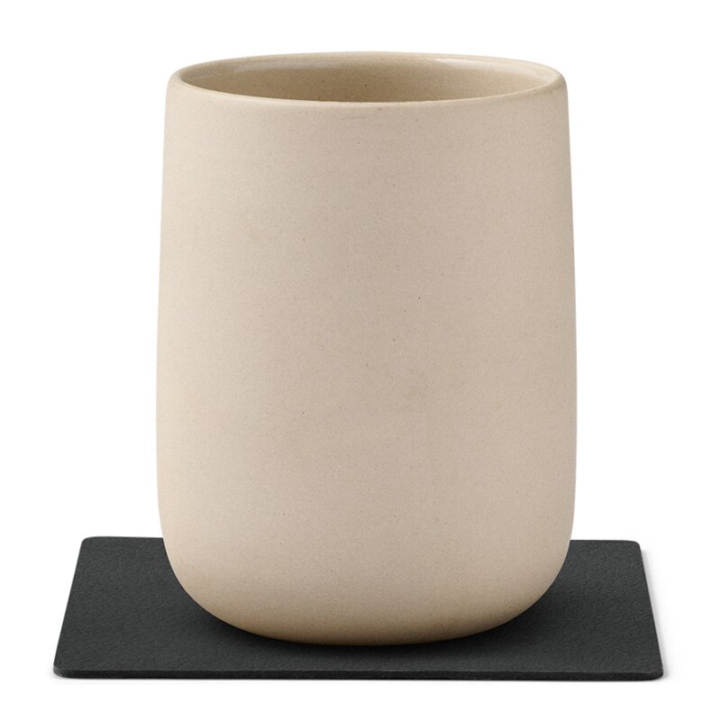 LIND DNA Nupo Square Glasunderlägg 10x10 cm Svart