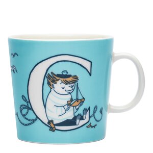 MoominArabia Muminmugg bokstav C 40 cl blå