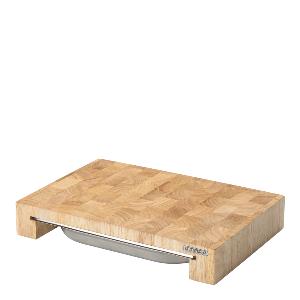 Continenta Skärbräda med låda 39x27x6 cm