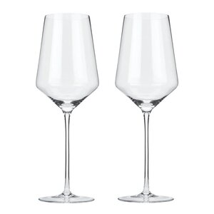 Viski Raye Angled  Bordeaux vinglas i kristall 47 cl 2-pack