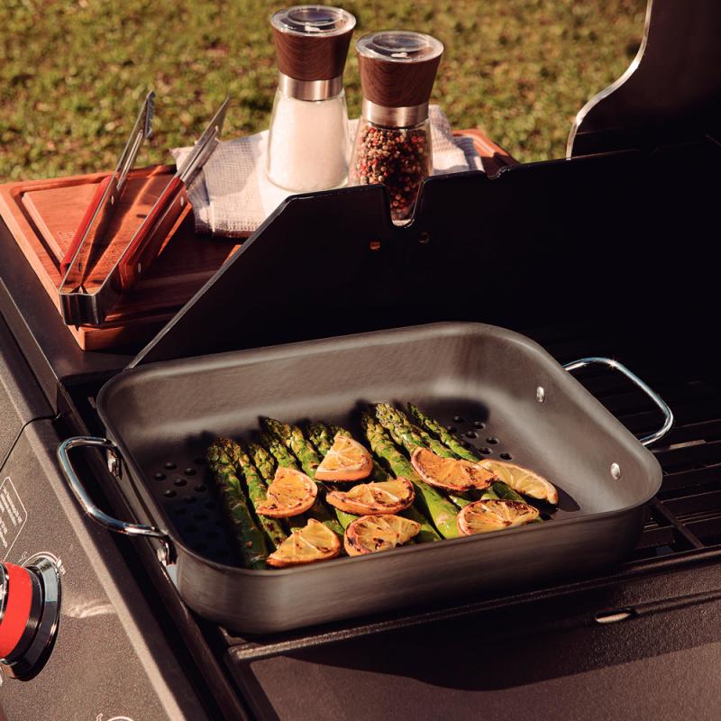 Tramontina Churrasco grillform 28x22 cm svart