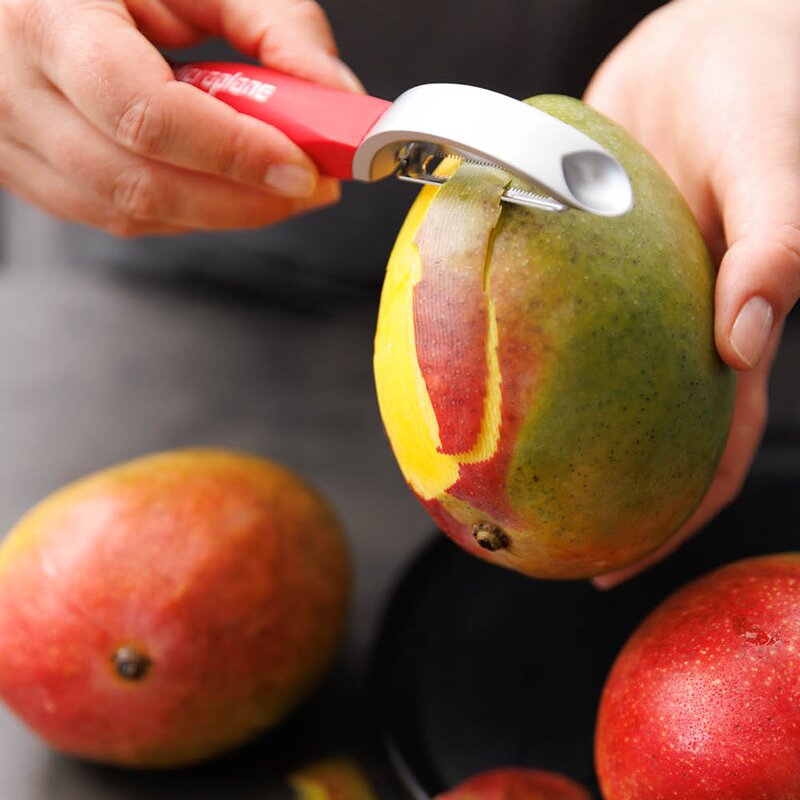 Microplane Professionell skalare med sågblad röd