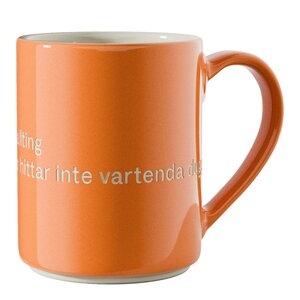 Design House Stockholm Astrid Lindgren Mugg Orange Det är ingen ordning