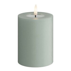 DeluxeHomeart LED blockljus 7,5 x 10 cm salviagrön