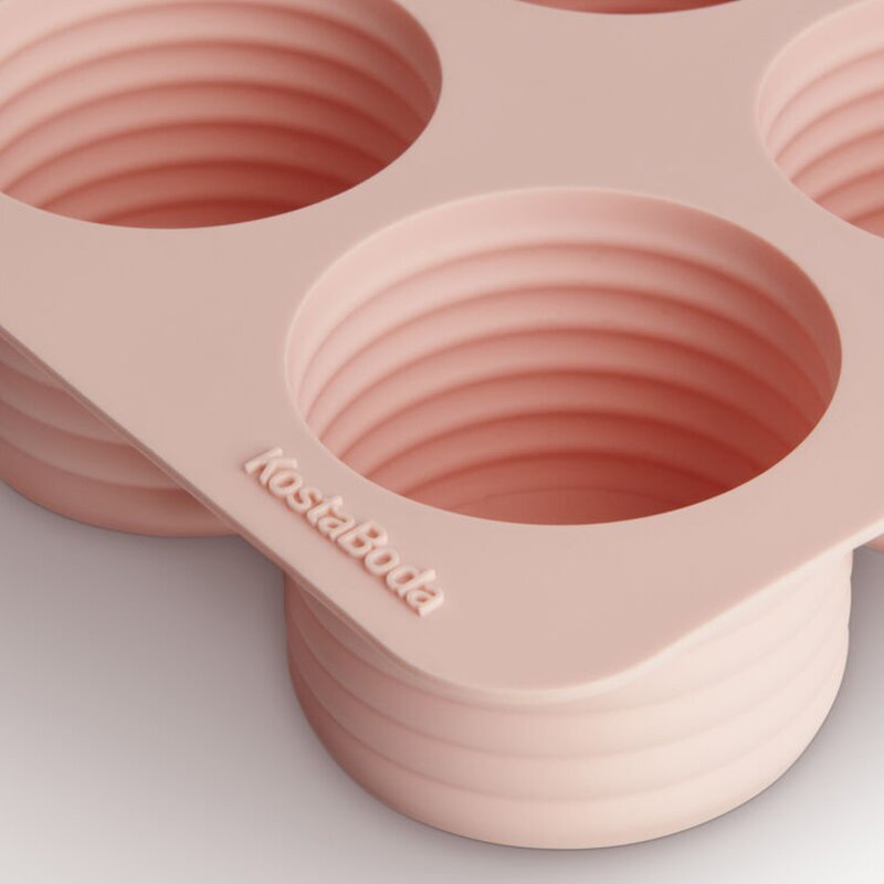 Kosta Boda Viva isbitsform 13 cl 4-pack puderrosa