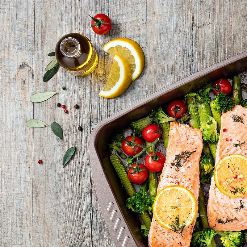 Pyrex Asimetria Ugnsform 25x20 cm mörk går