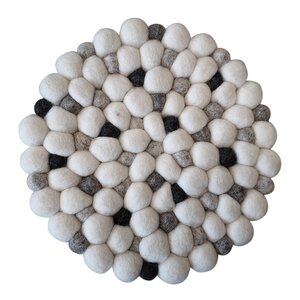 Sabor Hotspot bordstablett 21 cm vit/grå/beige