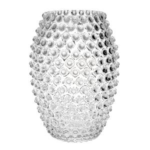 Klimchi Hobnail Vas Egg 23 cm Crystal