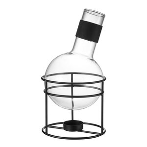 Dorre Glora glöggkolv med smidesställning 1,3 L glas/svart